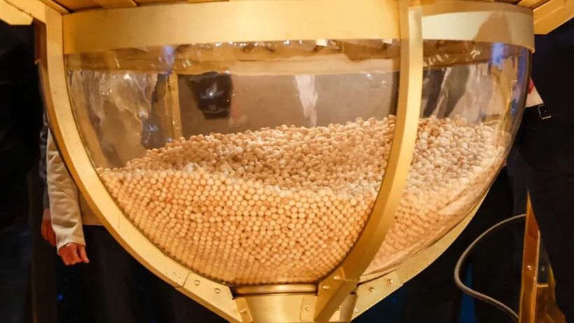 Bombo con los números