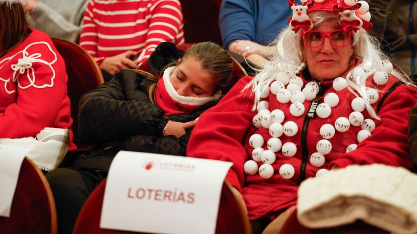 Asistentes de la Lotería de Navidad