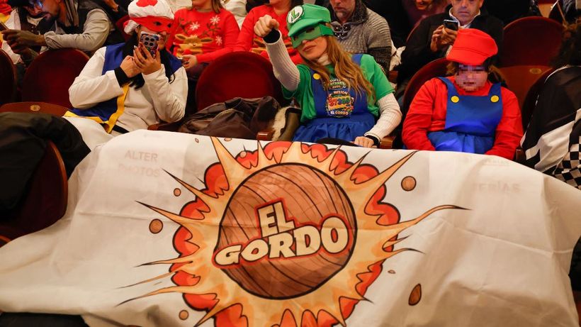 Asistentes de la Lotería de Navidad