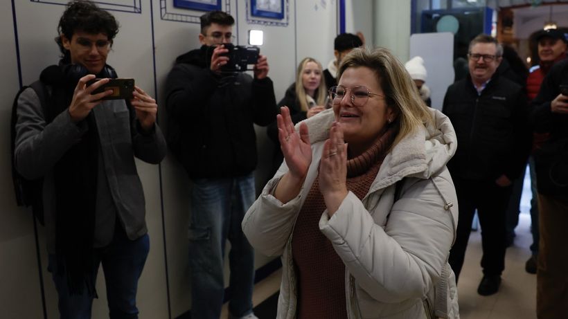 Ganadora del segundo premio de la Lotería de Navidad 2025