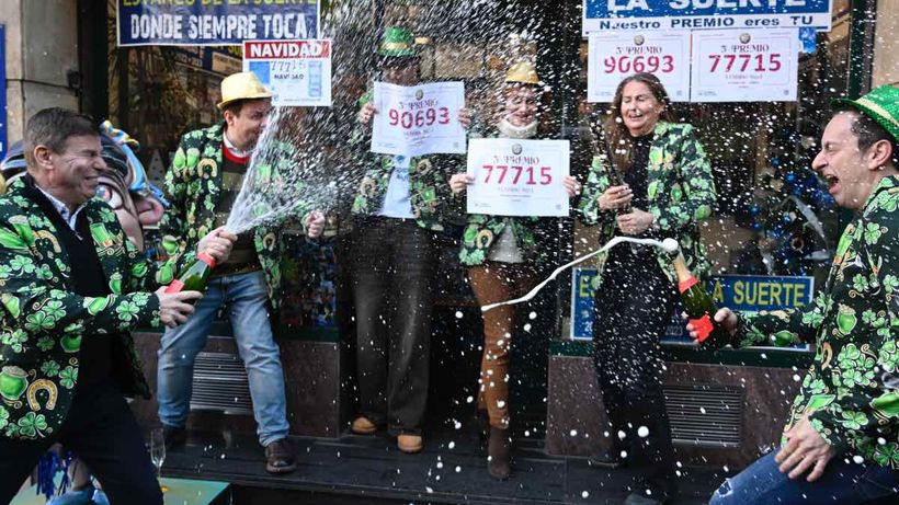 Celebrando algunos premios en Oviedo