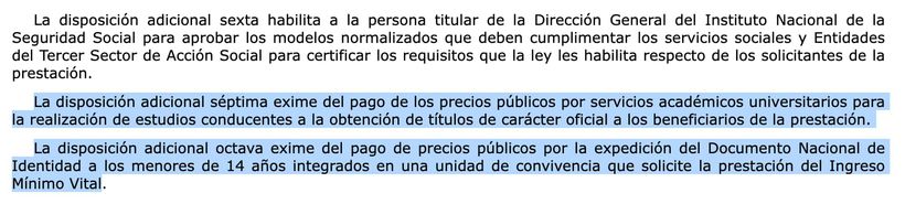 Disposición adicional séptima de la Ley 19/2021