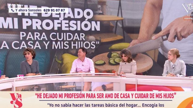 Pedro, durante la entrevista en el programa | 'Y ahora Sonsoles'.