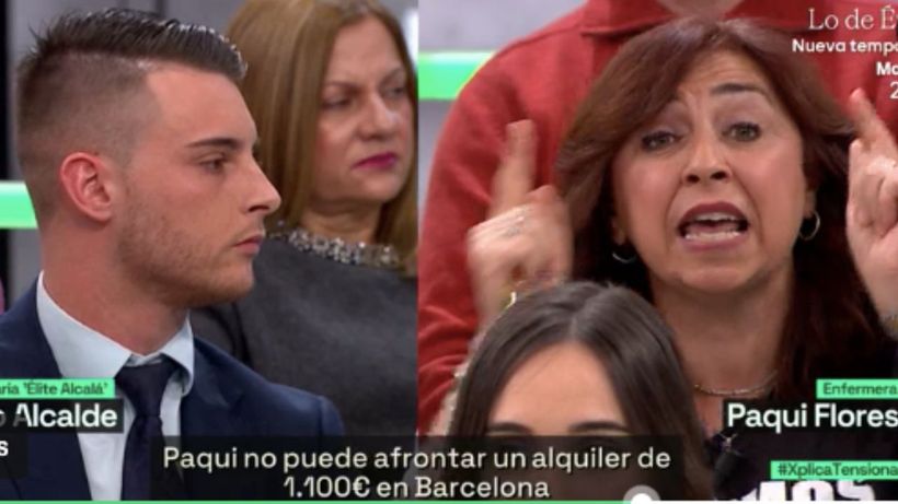 Paqui y un propietario durante el programa. 'La SextaXplica'.