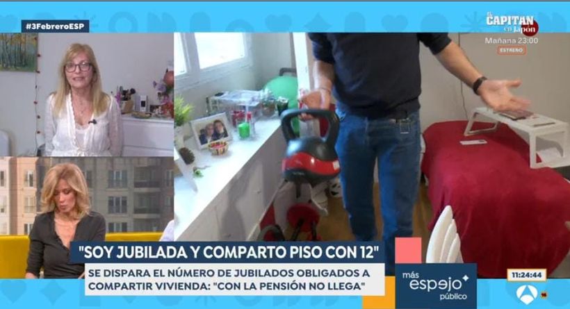 Begoña, durante la entrevista en el programa. 'Espejo Público'.