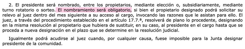 Artículo 13.2 de la LPH | BOE