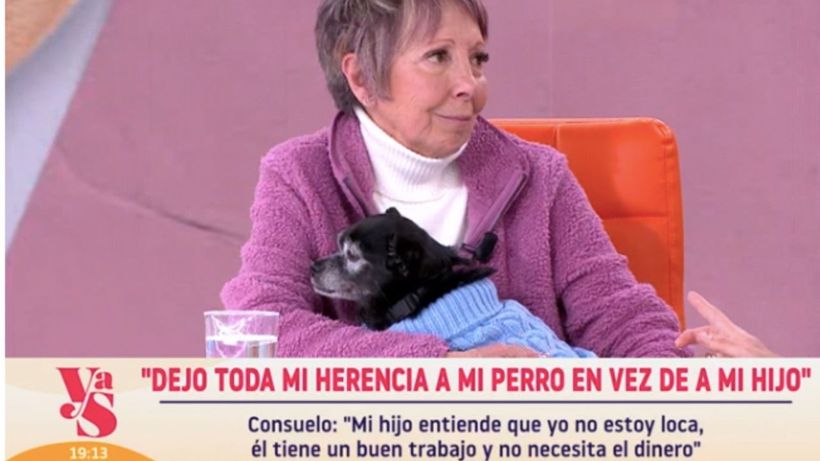 Consuelo y su perrita Mulán- 'Y ahora Sonsoles'