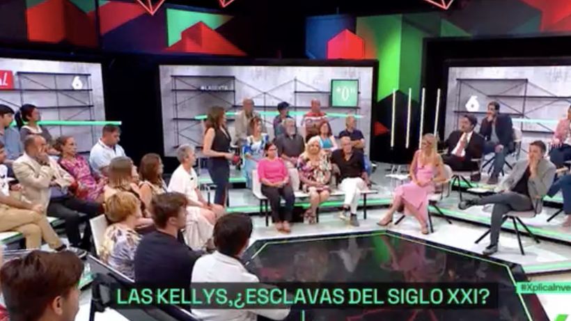 La mujer durante el programa. 'La Sexta Xplica'.