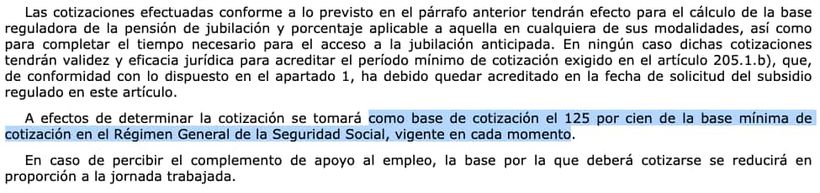 Artículo 280 de la Ley General de la Seguridad Social