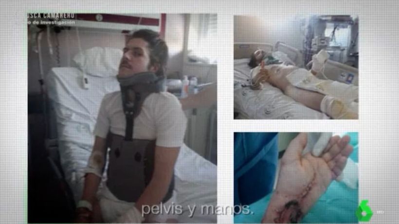 Imágenes de la situación de salud de Juanma. ('Equipo de Investigación').