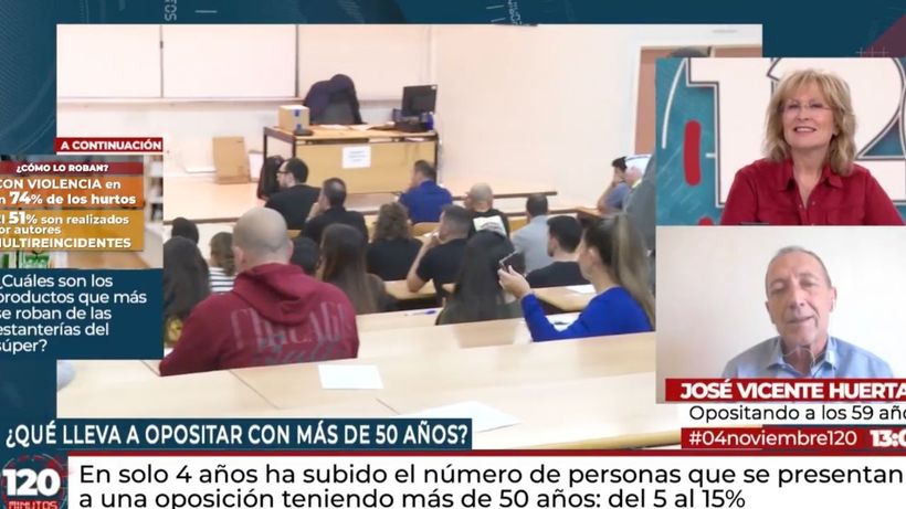 José, durante el programa de Telemadrid.