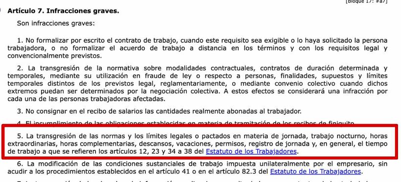 Artículo 7 de la LISOS