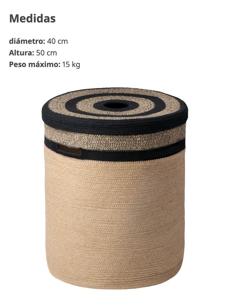 Medidas del producto (IKEA).