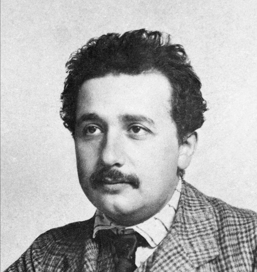 Un joven Einstein a los 25 años- Lucien Chavan (1868–1942) fotógrafo suizo y amigo del pensador.