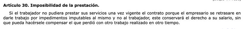 Artículo 30 del Estatuto de los Trabajadores | BOE