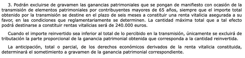 Artículo 38.3 Ley de IRPF | BOE