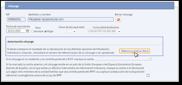 revisar datos cónyuge