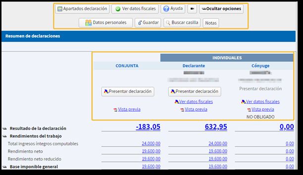 resumen declaraciones 