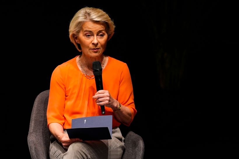 von der leyen en un evento