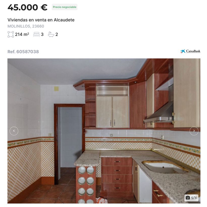 Anuncio de la vivienda en venta de CaixaBank