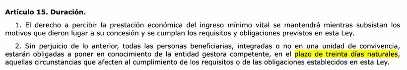 Artículo 15.2 de la Ley 19/2021