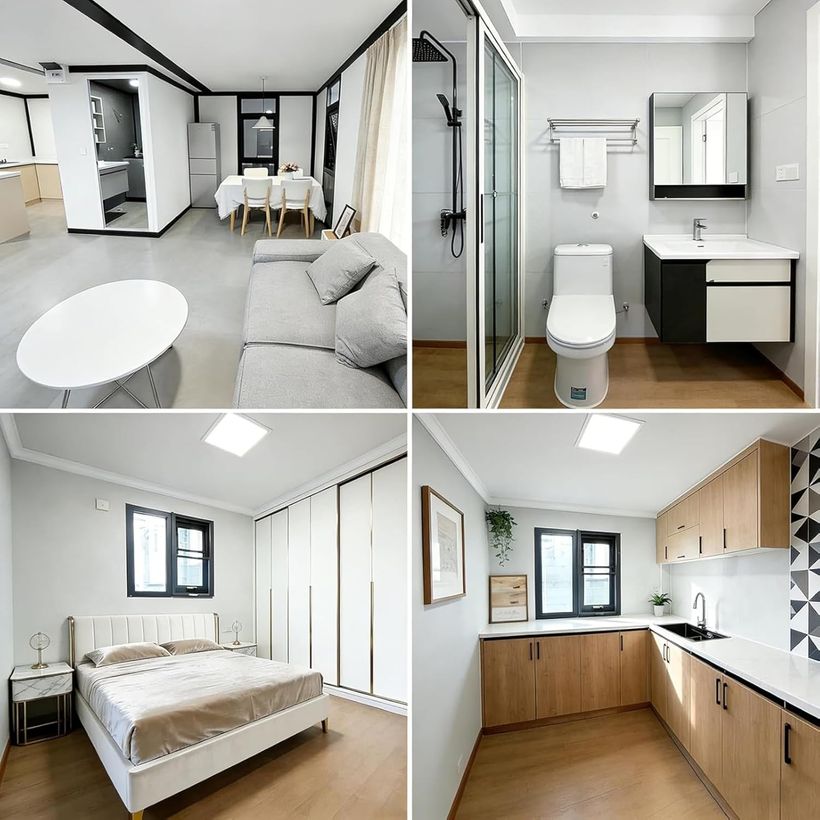 Imágenes del interior de la casa prefabricada | Amazon