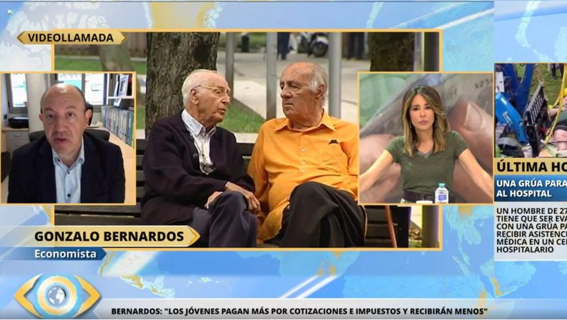 Gonzalo Bernardos en 'La Mirada Crítica' Telecinco