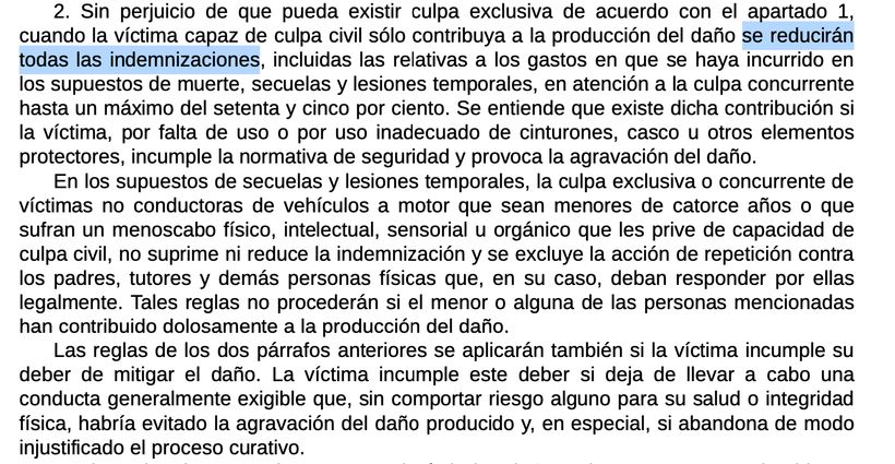 Captura de pantalla del Art.1.2 de la Ley sobre Responsabilidad Civil y Seguro.