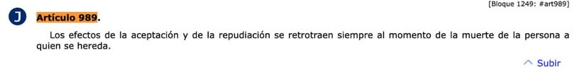 Artículo 989 del Código Civil