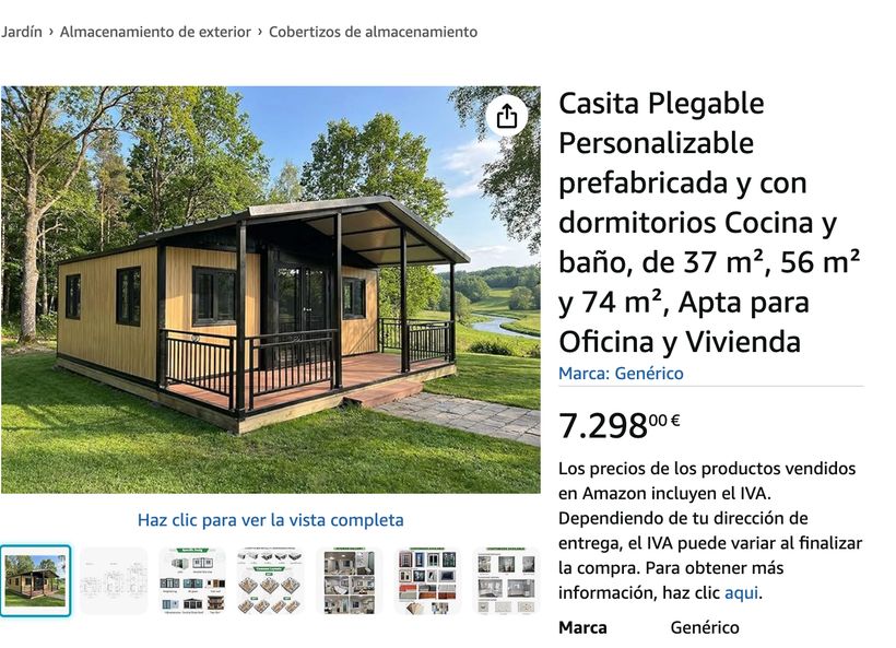 Anuncio de la casa prefabricada