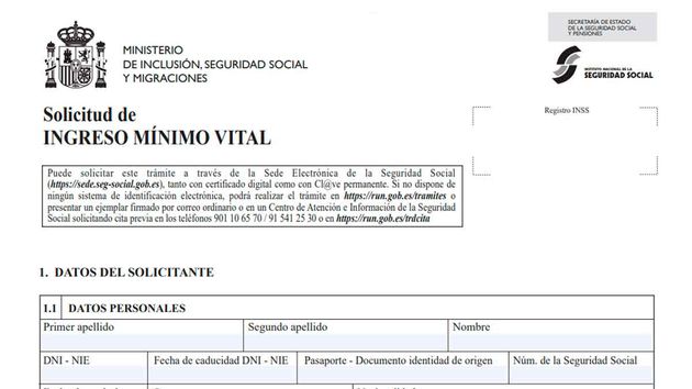 Ingreso Mínimo Vital: guía completa con las cuantías, requisitos, obligaciones y cómo se solicita