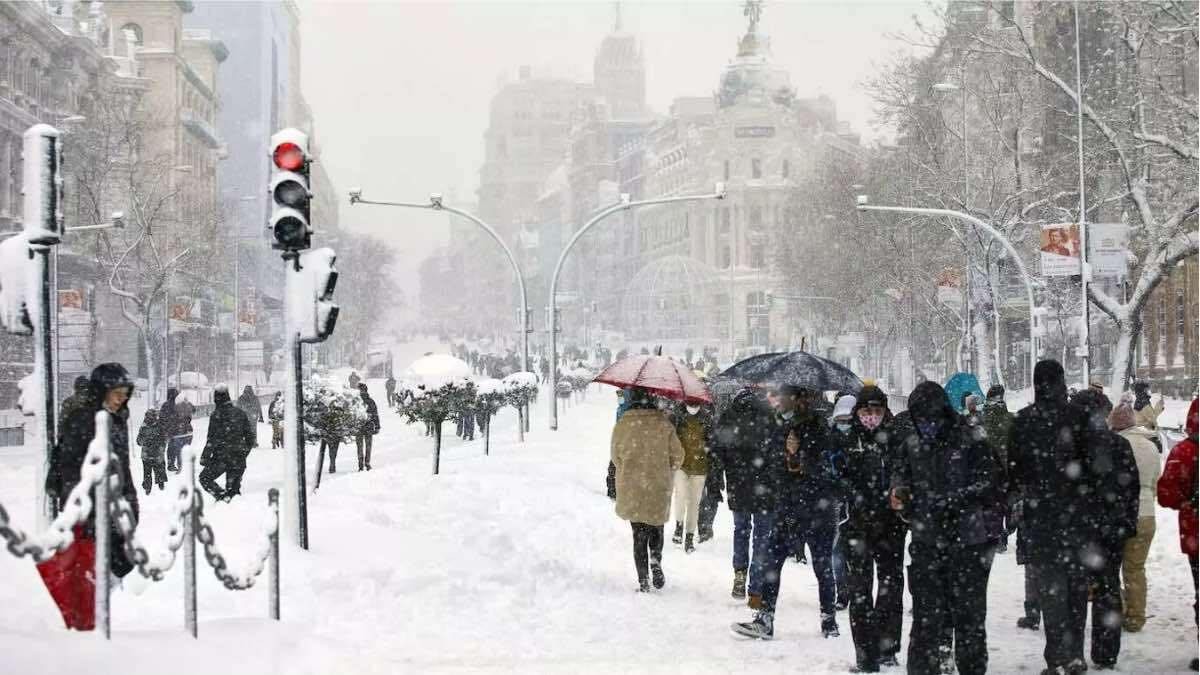 Nevadas en Madrid
