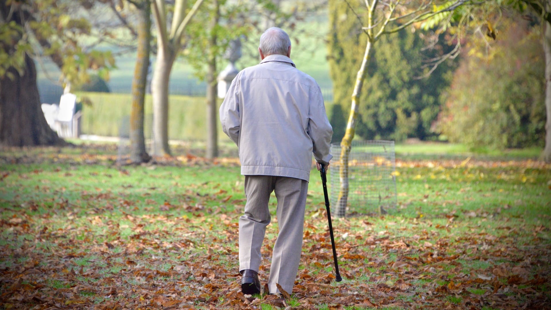 Un jubilado paseando
