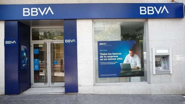 Una sucursal de BBVA