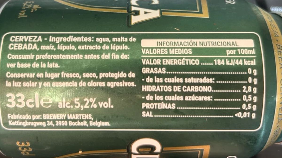Quién está detrás de la cerveza de marca blanca de Mercadona lata de cerveza Mercadona