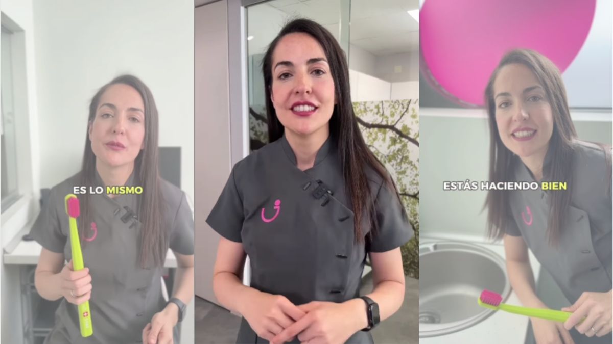 Janira Sánchez, en su vídeo de Instagram. Janira Sánchez