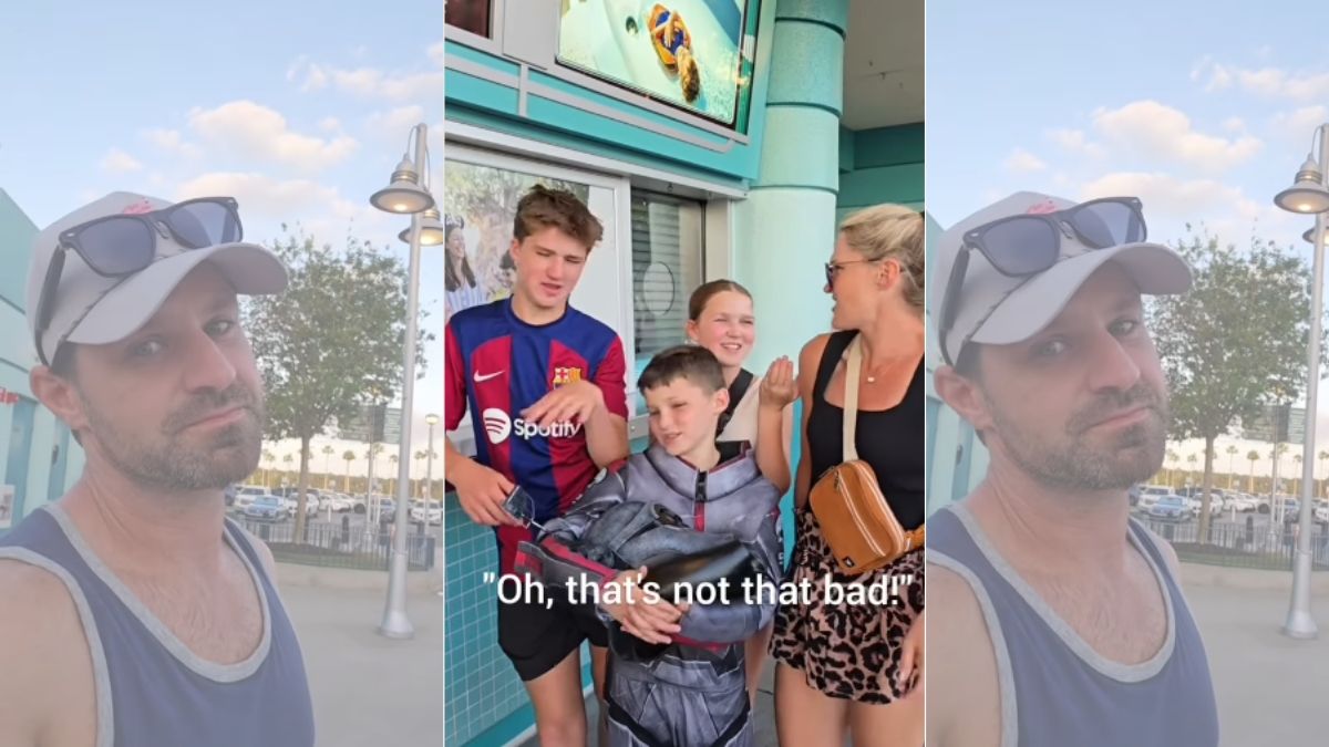 Paga 1.400 euros para un viaje de un día a Disney World con su familia de 5 personas y dice que se sintió "castigado" Familia en Disney World