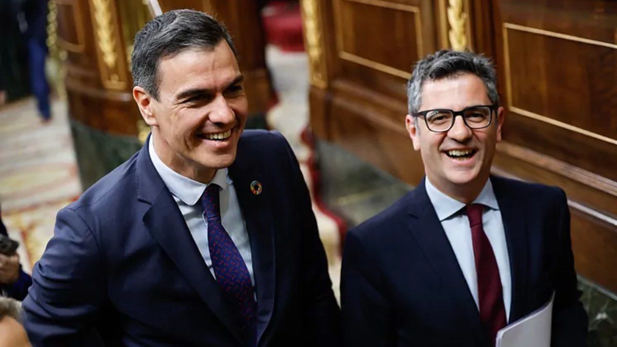 Pedro Sánchez junto a Félix Bolaños Pedro Sánchez junto a Félix Bolaños