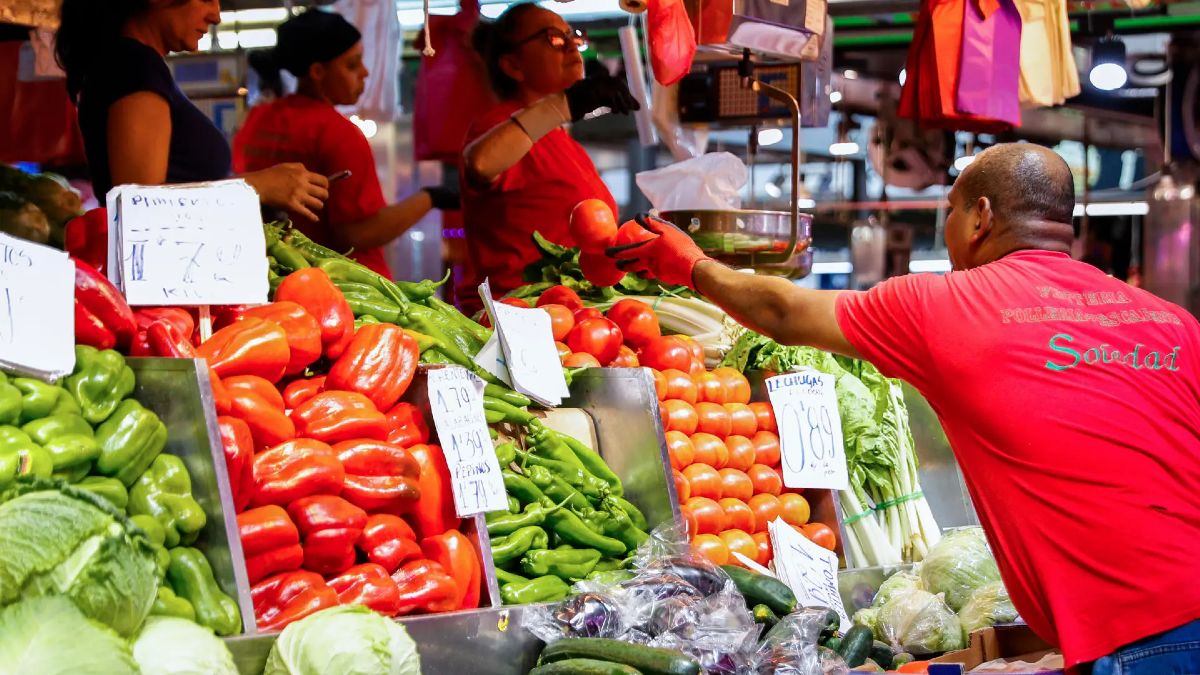 Autónomo mercadillo verduras Mercadillo