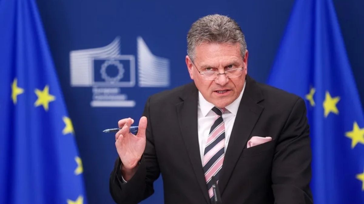 Maros Sefcovic, comisario de Comercio de la UE Maros Sefcovic comisario de Comercio de la UE