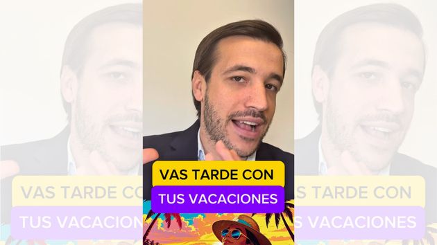 Juan Manual Lorente, abogado laboral, manda un aviso claro sobre las vacaciones: si no lo has hecho ya, “vas tarde”
