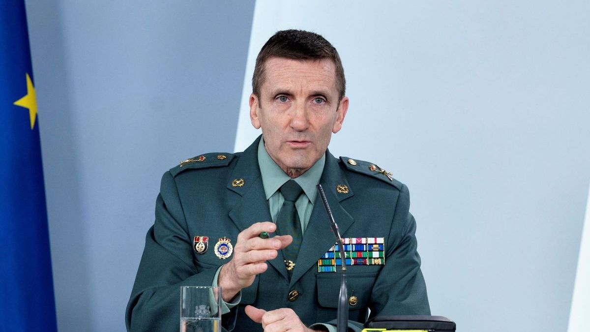 Santiago Marín, jefe del Estado Mayor de la Guardia Civil