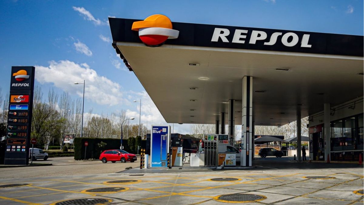Una gasolinera Repsol Repsol