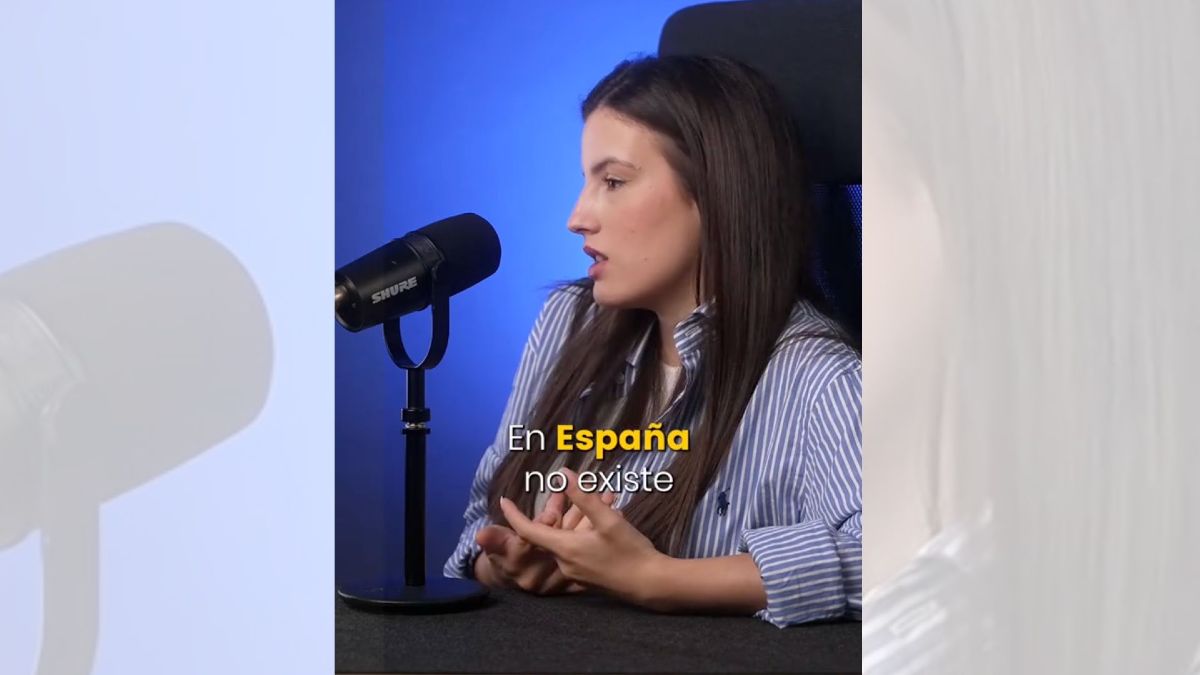Evea Egea, en un vídeo compartido en su TikTok Evea Egea, en un vídeo compartido en su TikTok