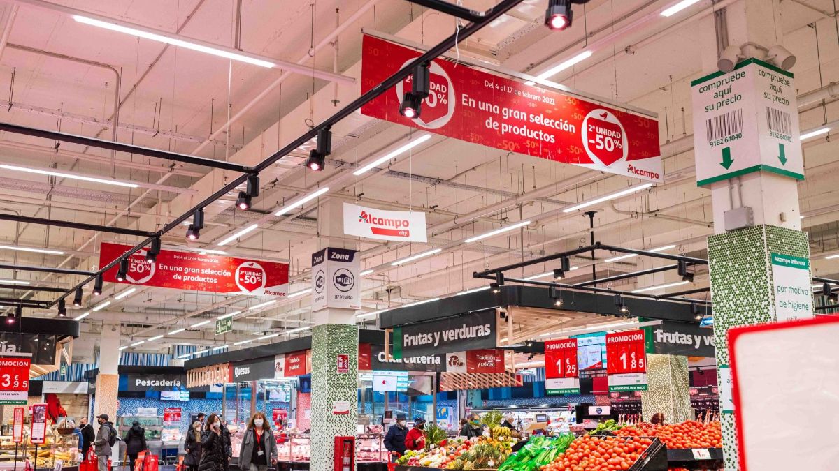 Uno de los supermercados de Alcampo Uno de los supermercados de Alcampo