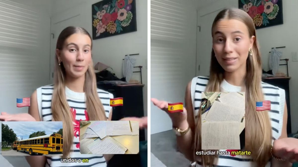 Una española que estudia en Estados Unidos no se corta al comparar los colegios con los de España: “Aquí tu felicidad va primero” Una española que estudia en Estados Unidos no se corta al comparar los colegios con los de España: “Aquí tu felicidad va primero”