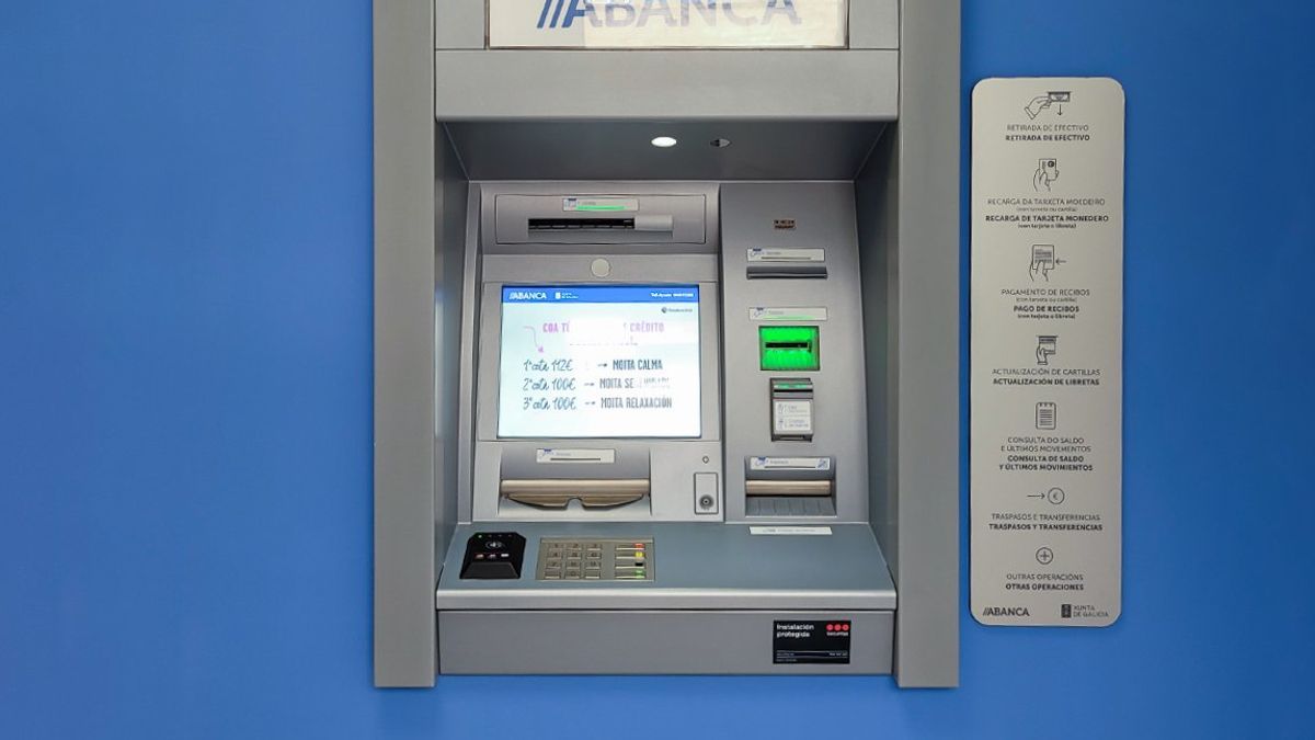 Un cajero de ABANCA Un cajero de ABANCA