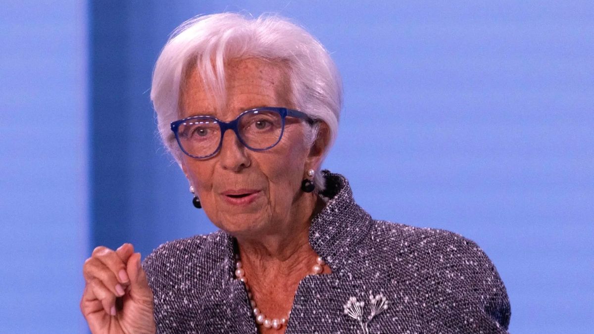 El BCE recorta los tipos de interés al 2% y baja 25 puntos básicos La presidenta del BCE, Christine Lagarde