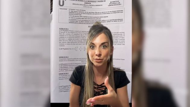 Una profesora critica la dificultad de este examen de matemáticas de la PAU: parece que lo han hecho “por fastidiar”