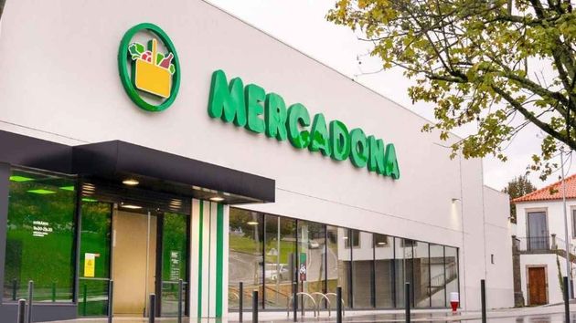 La fachada de Mercadona